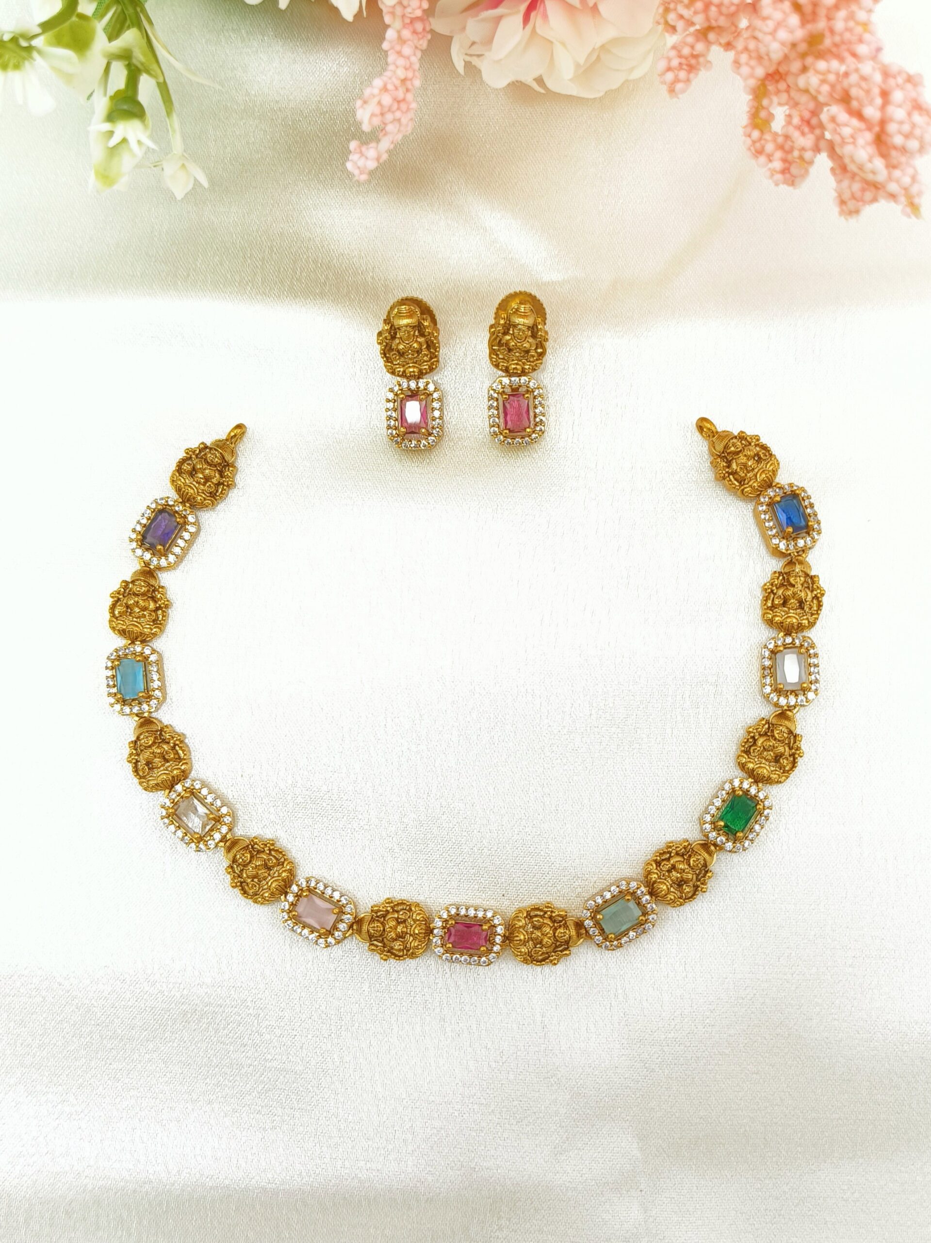 Navratna Lakshmi Necklace