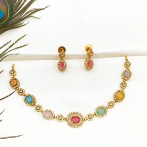 AD Navaratna Necklace