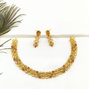 Gold Plated AD Necklace