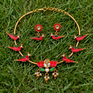 Lotus Bird necklace